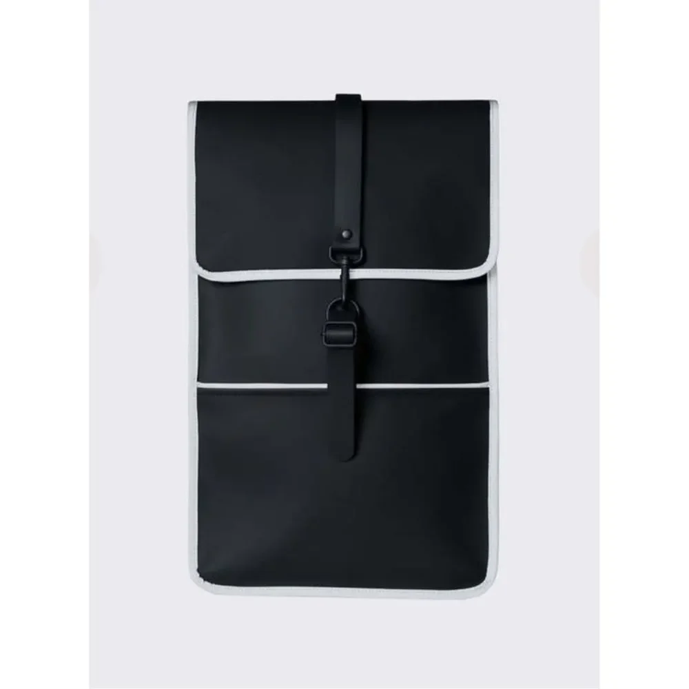 RAINS Reflective Backpack Black